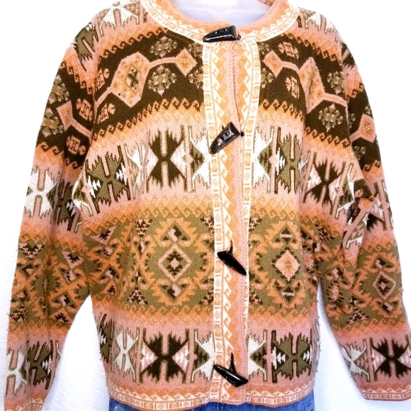 Chamonix Sweaters - Chamonix vintage wool cardigan size Large